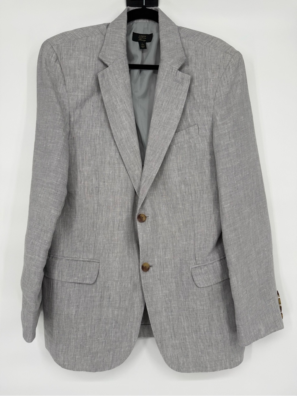Linen Club Room Luxury Linen Blazer Sport Coat Tailored Preppy Coastal Large 44